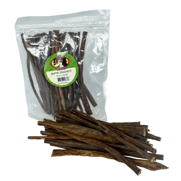 Petsnack buffel spaghetti