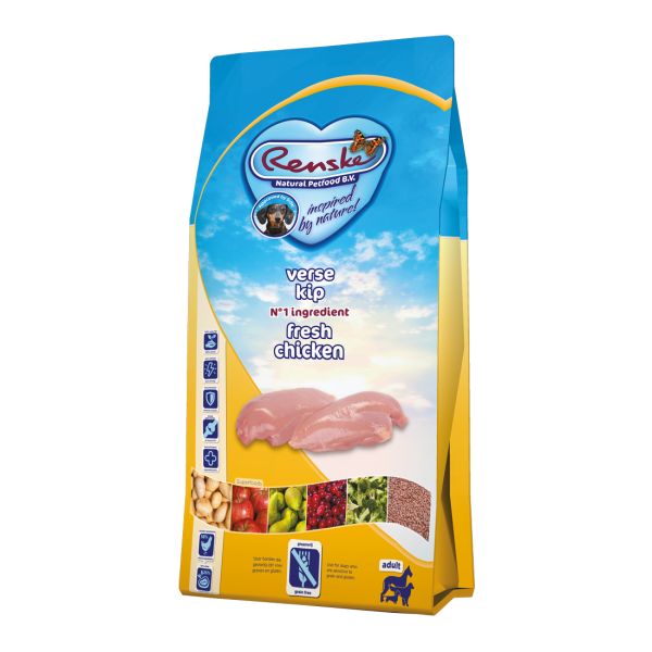 Renske super premium adult kip graanvrij hondenvoer