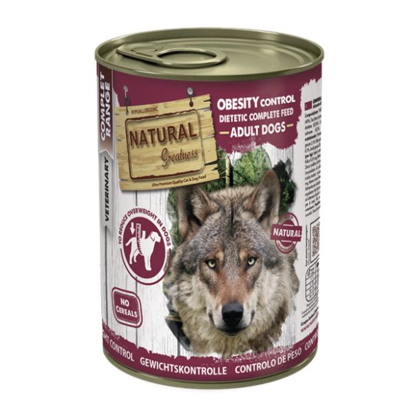 NATURAL GREATNESS VETERINARY DIET DOG OBESITY CONTROL ADULT HONDENVOER