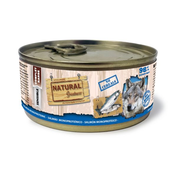 Natural greatness monoprotein salmon recipe hondenvoer