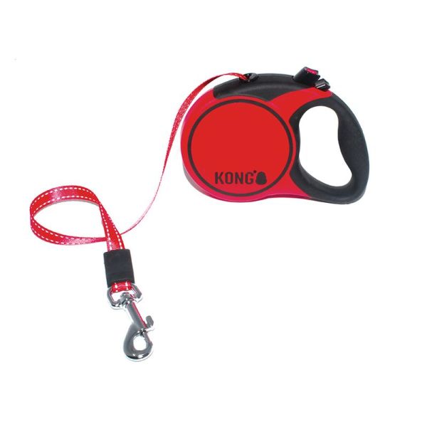 Kong rollijn voor hond terrain rood