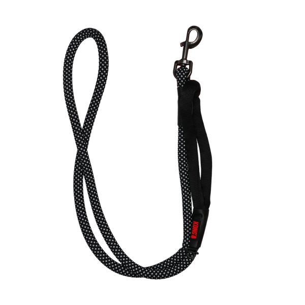 Kong hondenriem retriever touw zwart
