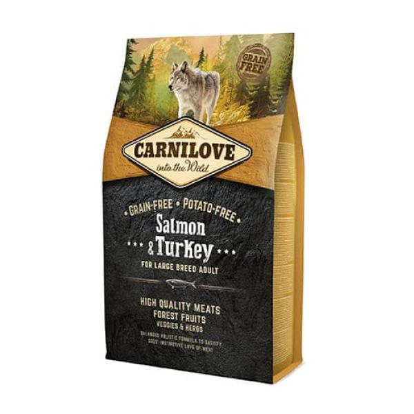Carnilove Salmon / Turkey Adult Large Breed Hondenvoer