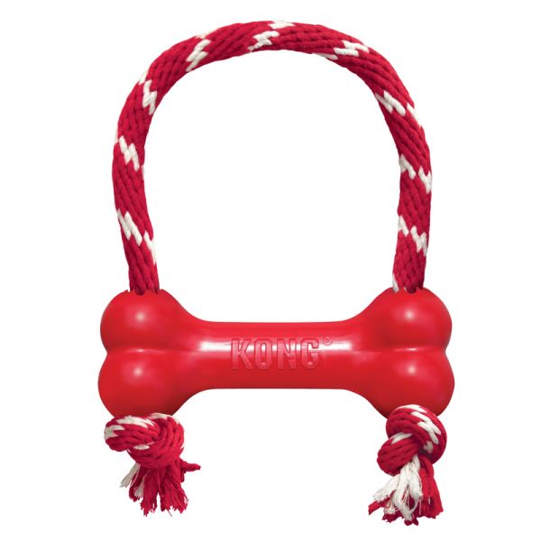 Kong goodie bone met touw