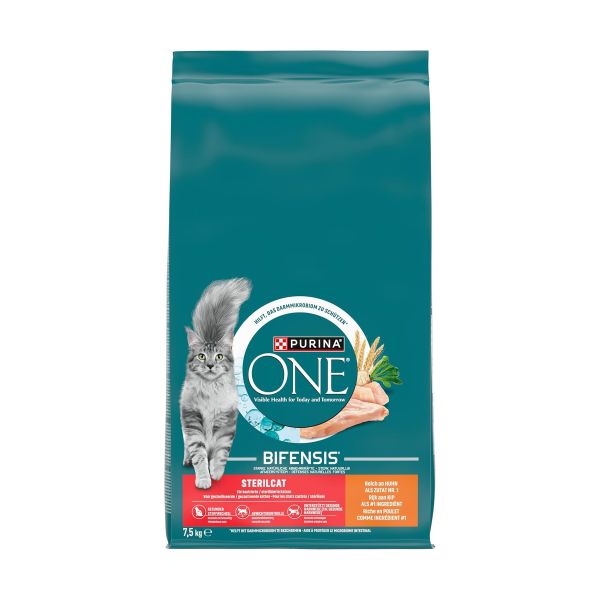 Purina one sterilcat kip en tarwe kattenvoer