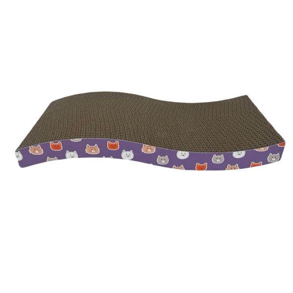 Easypets Cat Scratcher Wave Paars