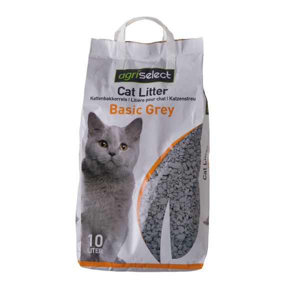 Agriselect basic grey kattenbakvulling kattenbakvulling