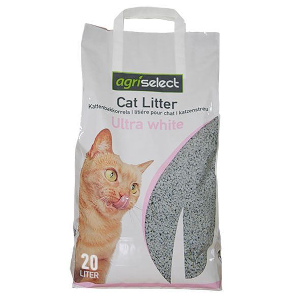 Agriselect ultra white kattenbakvulling kattenbakvulling