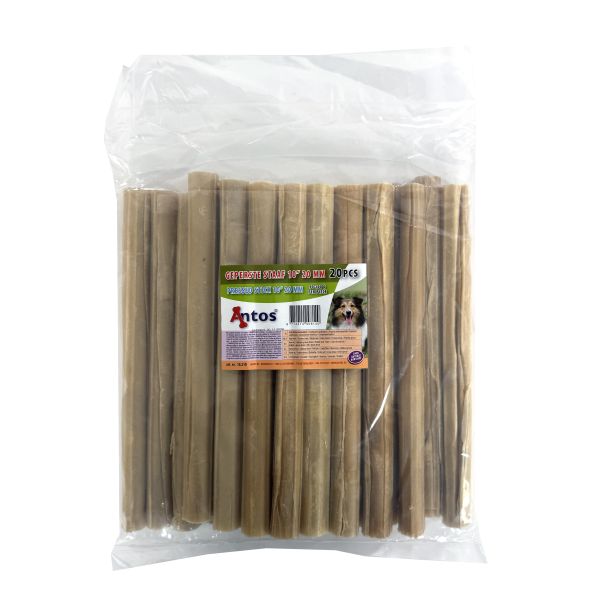 Geperste buffelhuid staaf hondensnack