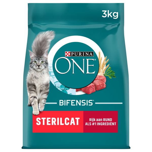 Purina One Sterilcat Rund / Tarwe Kattenvoer