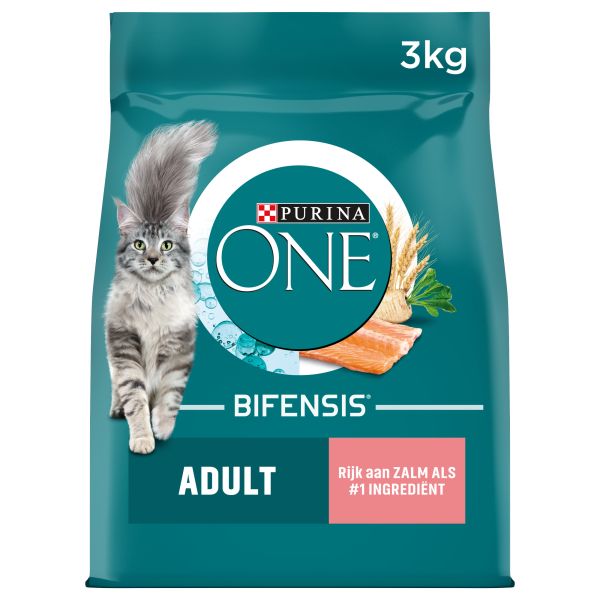 Purina One Adult Zalm / Volkoren Granen Kattenvoer