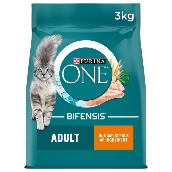 Purina one adult kip / volkoren granen kattenvoer