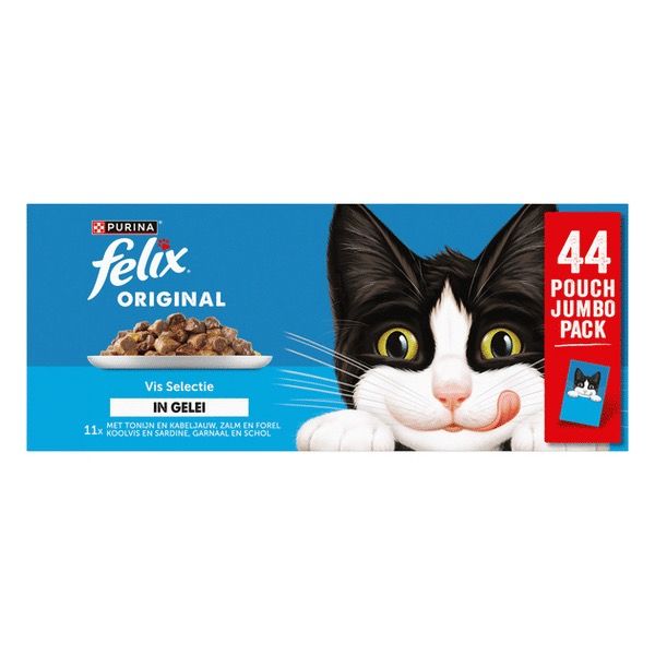 Felix Original Vis Selectie In Gelei Kattenvoer