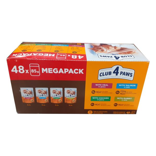 Club 4 paws megapack kattenvoer