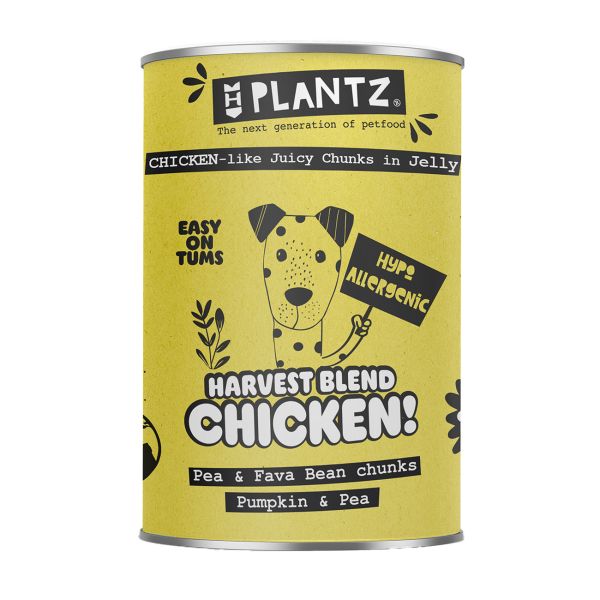 Henart Plantz Vegan Vleesachtige Kip Stukken In Jelly Hondenvoer
