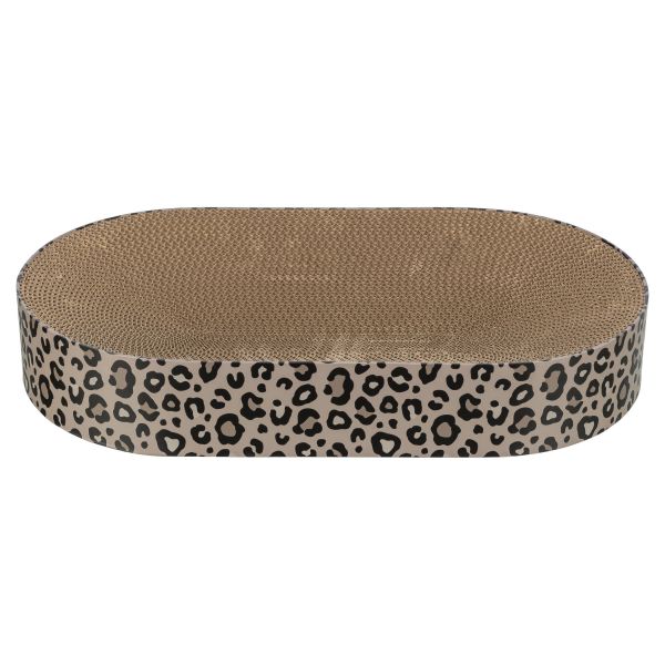 Trixie krabmat / mand leo karton met kattenkruid / catnip bruin