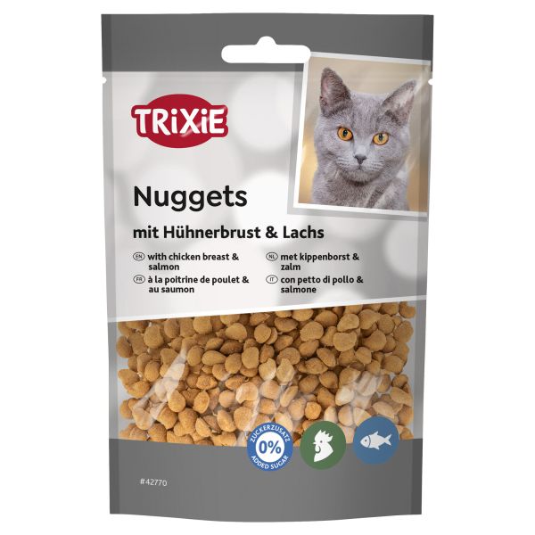 Trixie Nuggets Met Kippenborst En Zalm