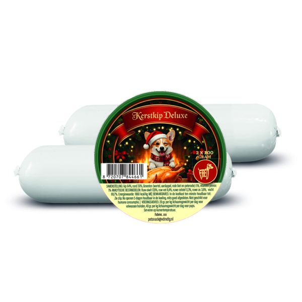 Freds kerstkip deluxe worst