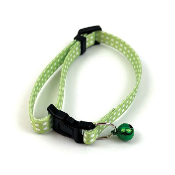 Happy Pet Tabby Patch Halsband Voor Kat Ruit Groen