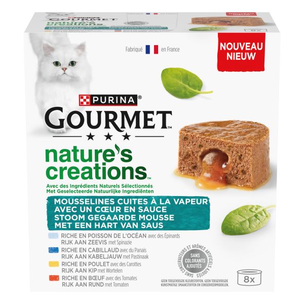 Gourmet Natures Creations Hart Van Saus Multipack Kattenvoer
