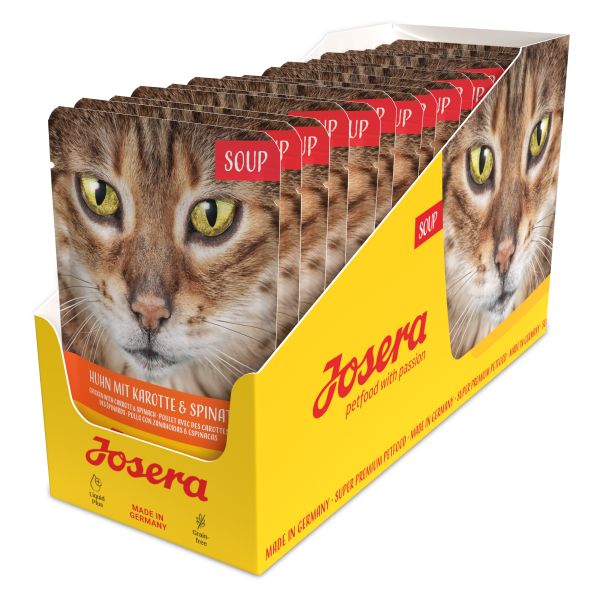 Josera kippensoep wortel & spinazie kattenvoer