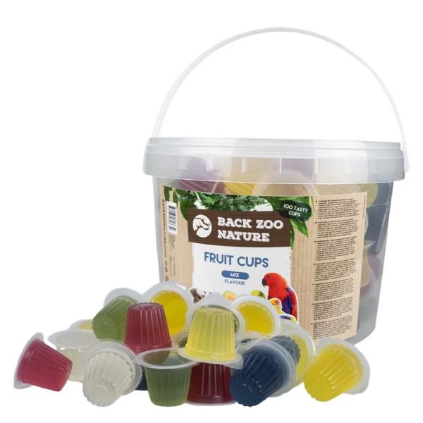 Back zoo nature fruitcup mix assorti