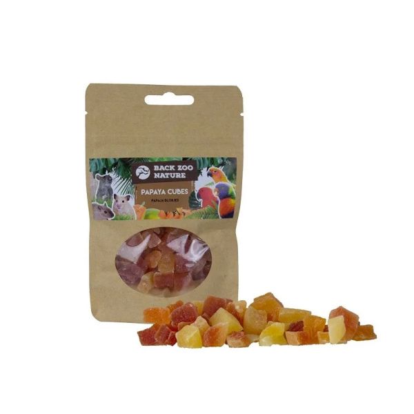 Back zoo nature papaya cubes