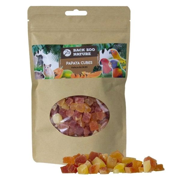 Back zoo nature papaya cubes