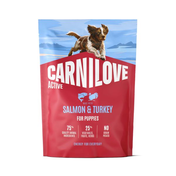 Carnilove Active Puppy Salmon / Turkey Hondenvoer