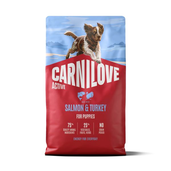 Carnilove Active Puppy Salmon / Turkey Hondenvoer