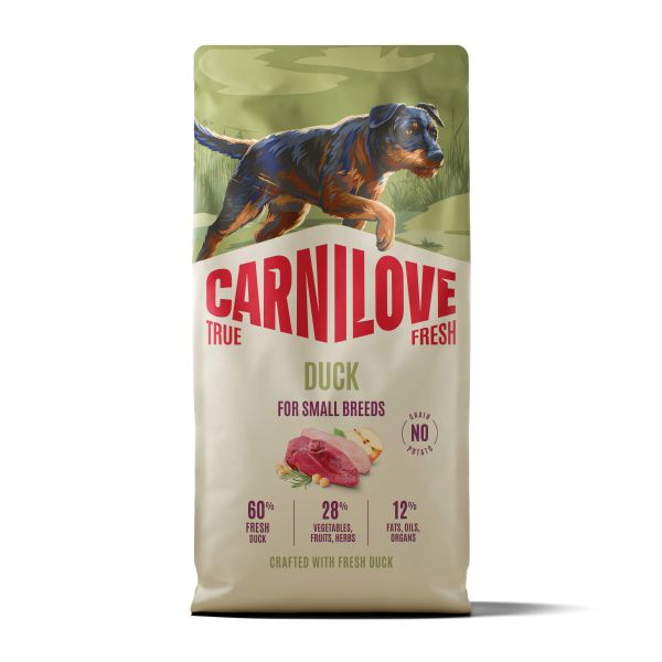 Carnilove True Fresh Adult Small Breed Duck Hondenvoer