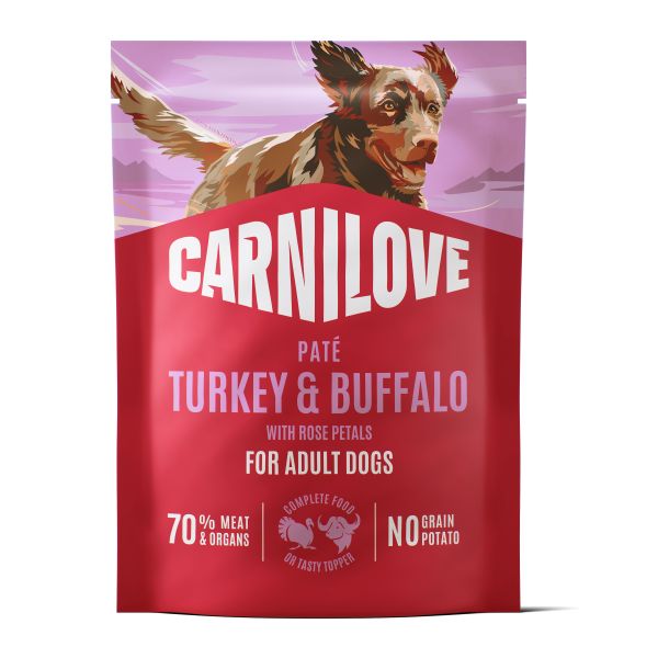 Carnilove pouch turkey / buffalo / rose petals hondenvoer