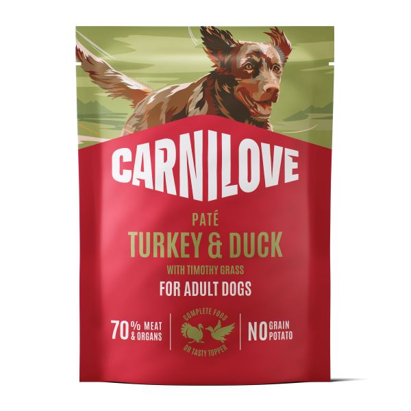 Carnilove Pouch Turkey / Duck / Timothy Grass Hondenvoer