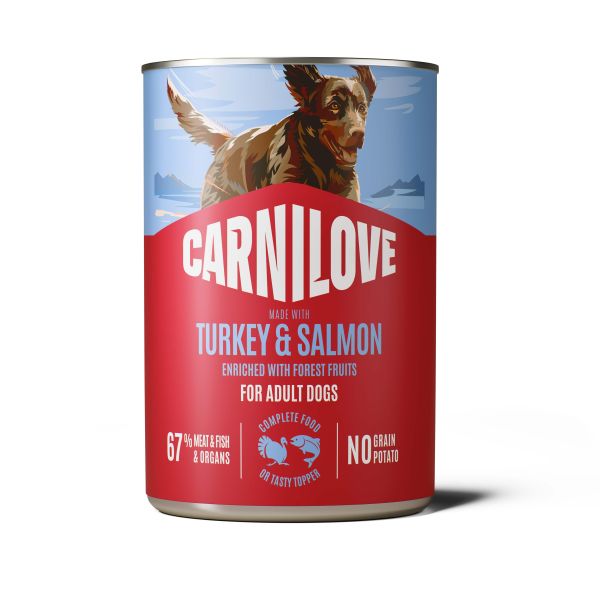 Carnilove can salmon / turkey hondenvoer