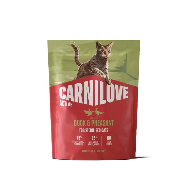 Carnilove Active Adult Sterilised All Breeds Duck / Pheasant Kattenvoer