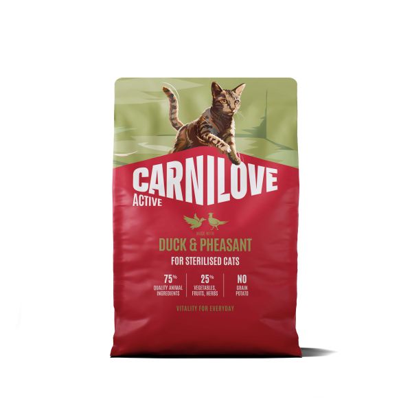 Carnilove Active Adult Sterilised All Breeds Duck / Pheasant Kattenvoer