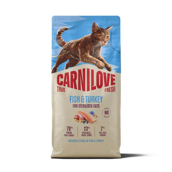 Carnilove true fresh adult sterilised all breeds fish / turkey kattenvoer