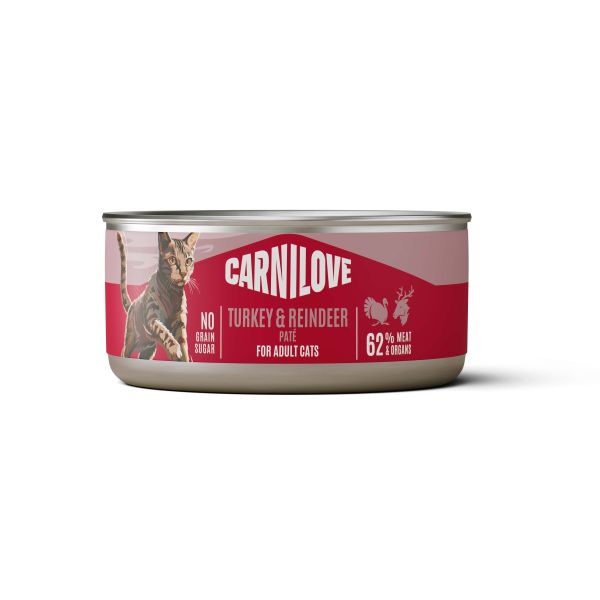 Carnilove can turkey / reindeer kattenvoer
