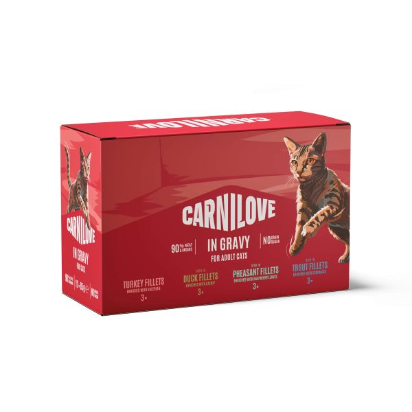 Carnilove pouch multipack in gravy kattenvoer