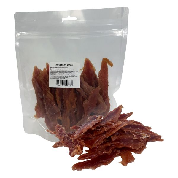I am duck fillet hondensnack