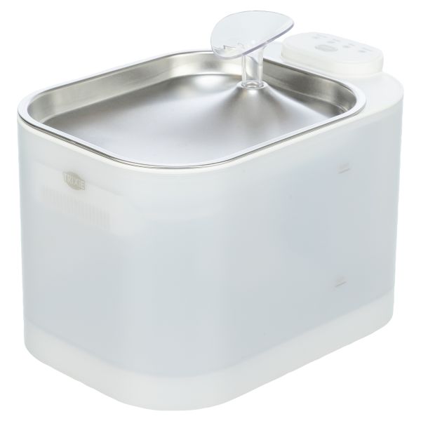 Trixie Drinkfontein Aqua Square Kunststof / Rvs Wit