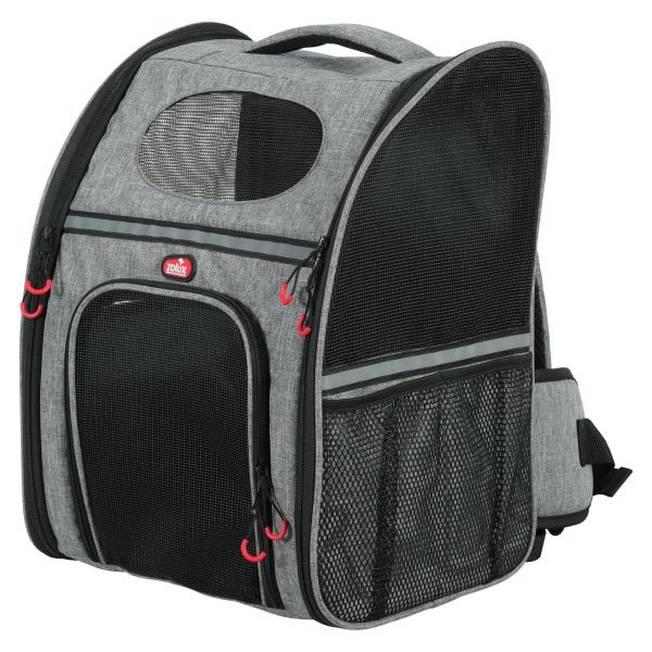Zolux Kattentas Rugtas Maximaal 8 Kg Grijs / Zwart