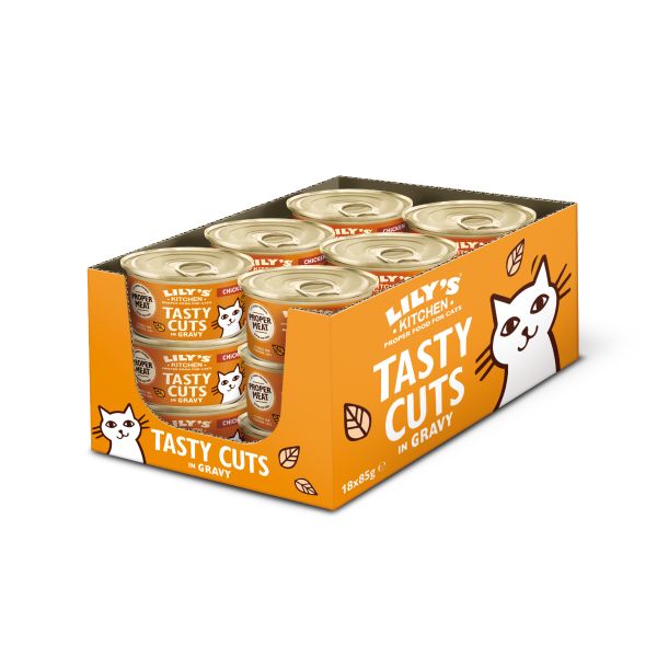 Lily's kitchen simply chicken tasty cuts in gravy kattenvoer