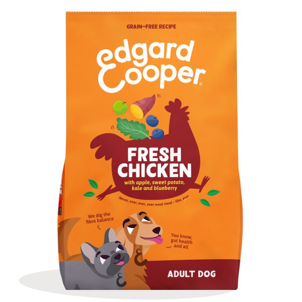Edgard & Cooper Adult Verse Scharrelkip Graanvrij Hondenvoer