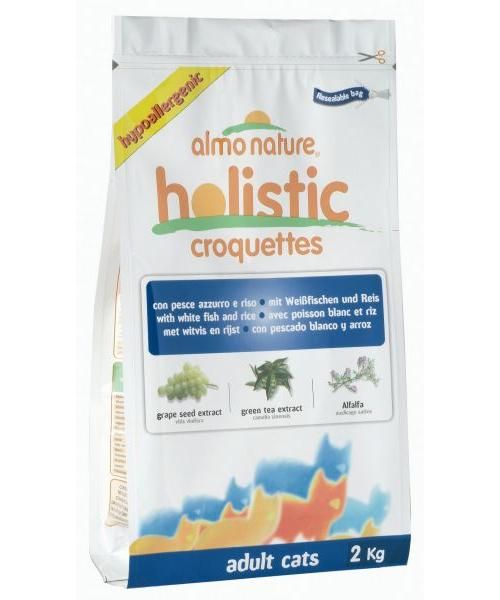 Almo Nature Cat Droog Vis/rijst Kattenvoer