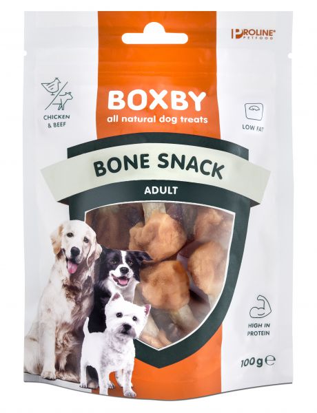 Proline dog boxby bone snack