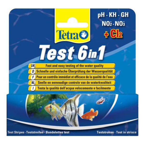 Tetratest 6 in 1 teststrips