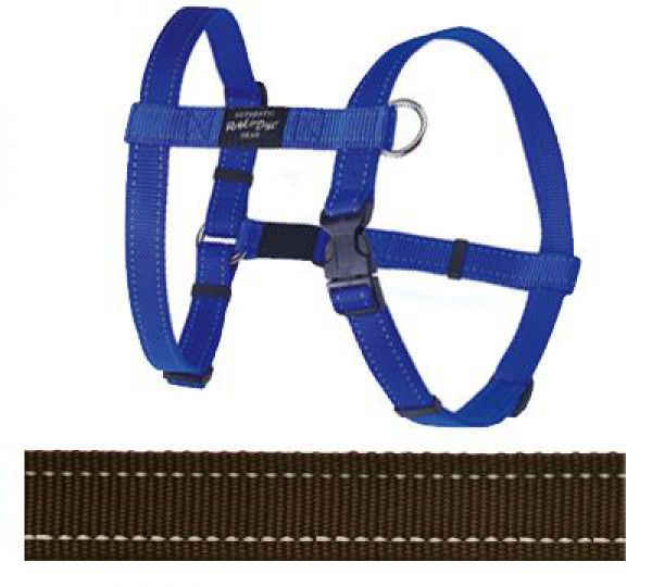 Rogz for dogs fanbelt tuig voor hond choco