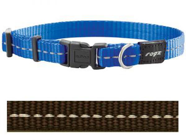 Rogz for dogs nitelife halsband voor hond choco