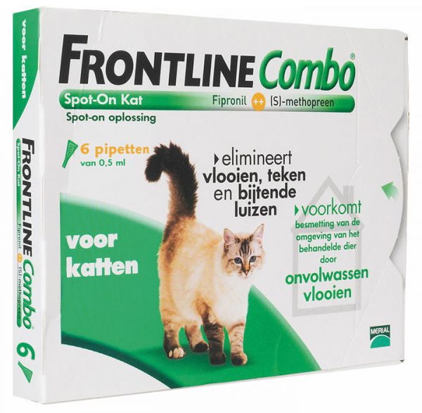 Frontline Kat/fret Spot On slechts € voor 6 Pipet.